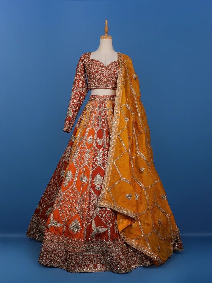 Wedding Wear Georgette Sequence Lehenga Choli