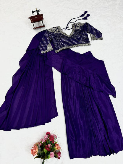 Ready To Wear Saree with Full Stitched Blouse