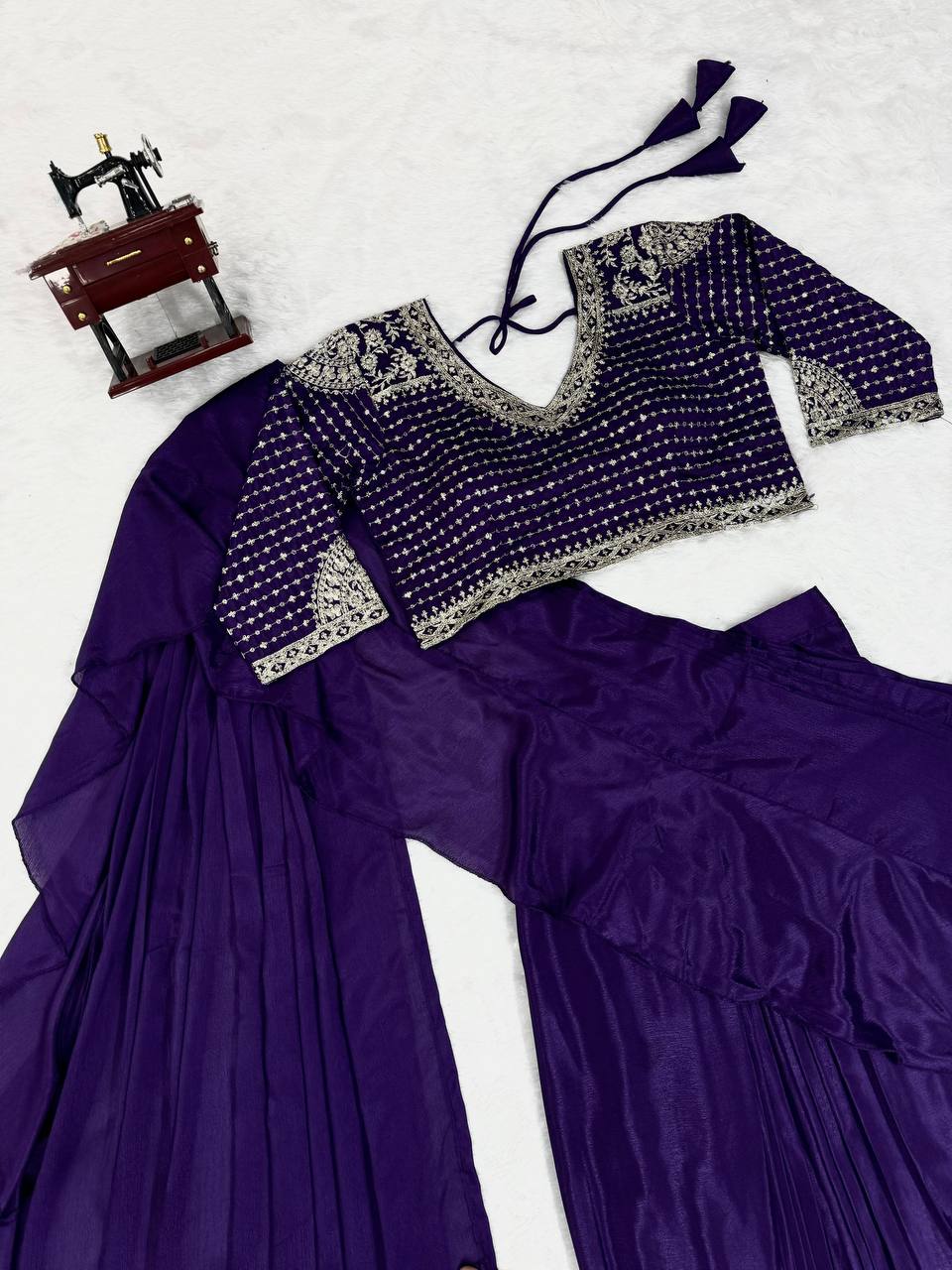 Ready To Wear Saree with Full Stitched Blouse