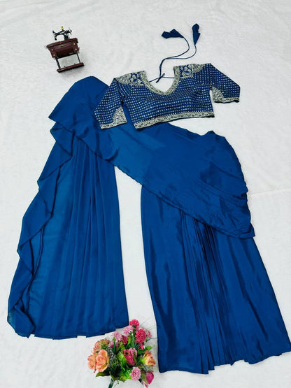 Ready To Wear Saree with Full Stitched Blouse