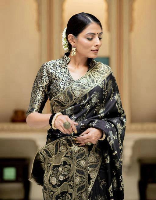 Reach Pallu Jacquard Saree For Women