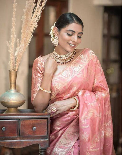 Reach Pallu Jacquard Saree For Women