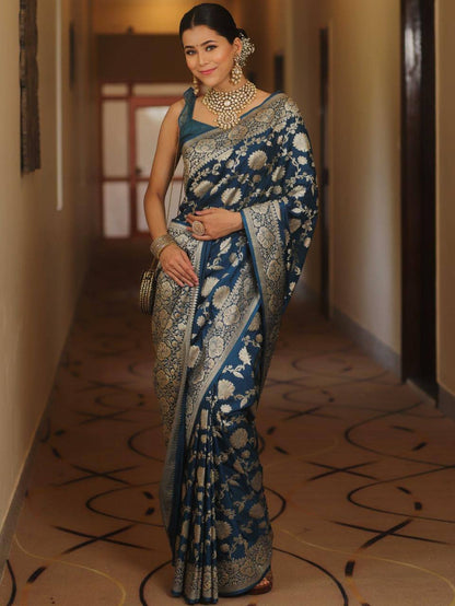 Reach Pallu Jacquard Saree For Women