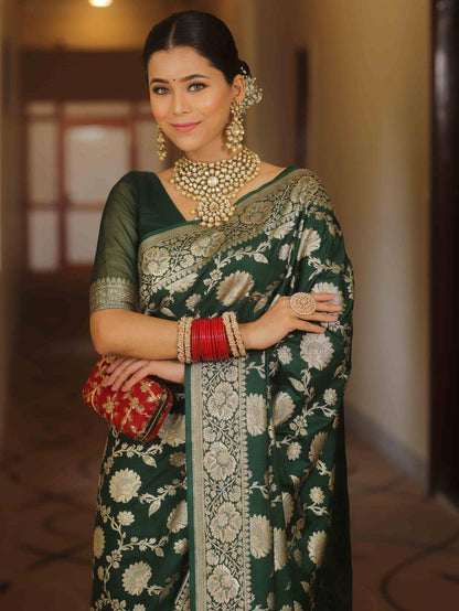 Reach Pallu Jacquard Saree For Women