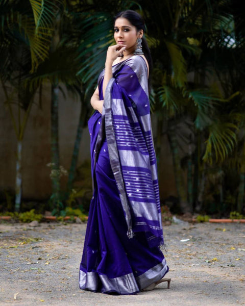 Reach Pallu Jacquard Saree For Women