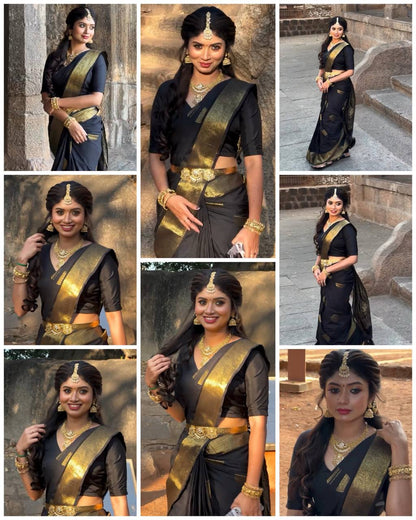 Reach Pallu Jacquard Saree For Women
