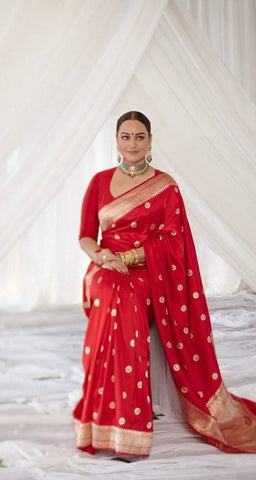 Reach Pallu Jacquard Saree For Women