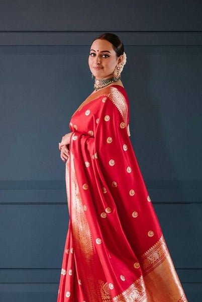 Reach Pallu Jacquard Saree For Women