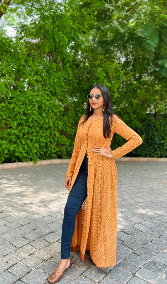 Chikankari Georgette Top