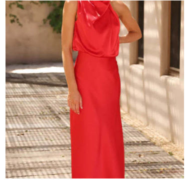 Summer Sleeveless Dress Ins Fashion Elegant Evening Party Club Clothing For Women