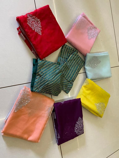 Kanchipuram Organza Silk Jacquard Sequence Saree