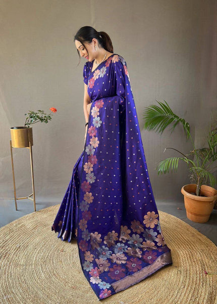 Reach Pallu Jacquard Saree For Women