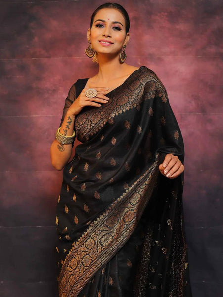 Reach Pallu Jacquard Saree For Women