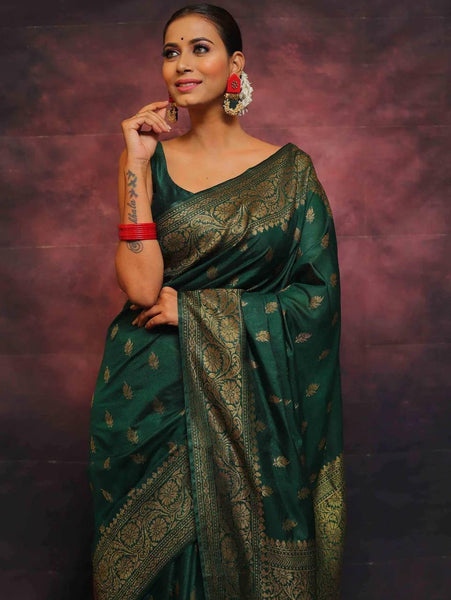 Reach Pallu Jacquard Saree For Women