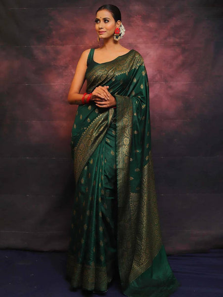 Reach Pallu Jacquard Saree For Women