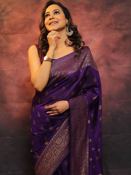 Reach Pallu Jacquard Saree For Women