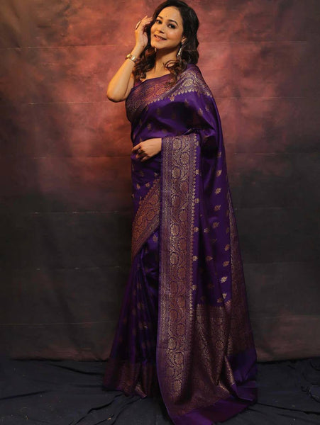 Reach Pallu Jacquard Saree For Women