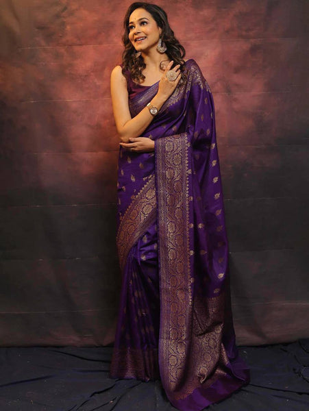 Reach Pallu Jacquard Saree For Women