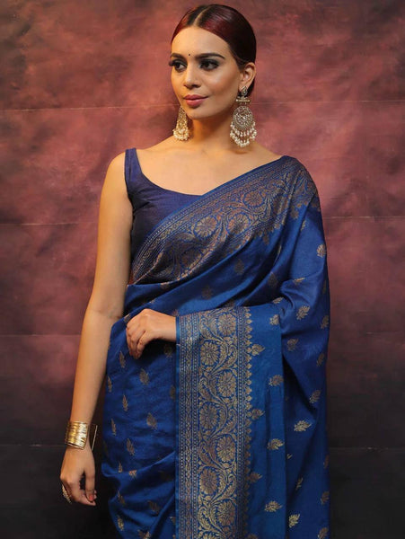 Reach Pallu Jacquard Saree For Women