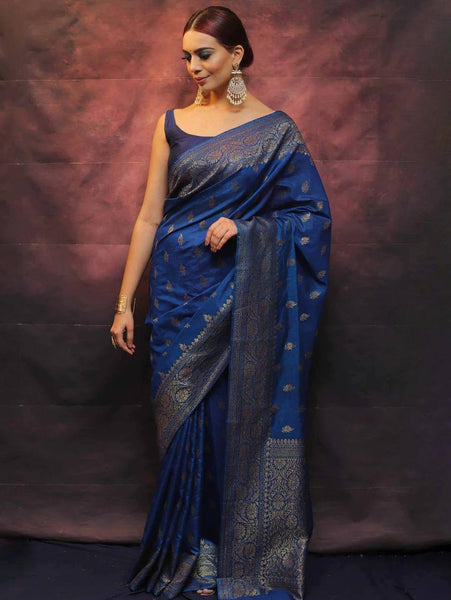 Reach Pallu Jacquard Saree For Women