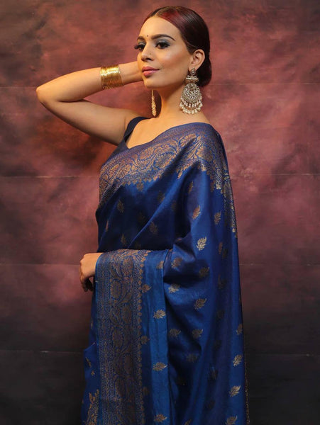 Reach Pallu Jacquard Saree For Women