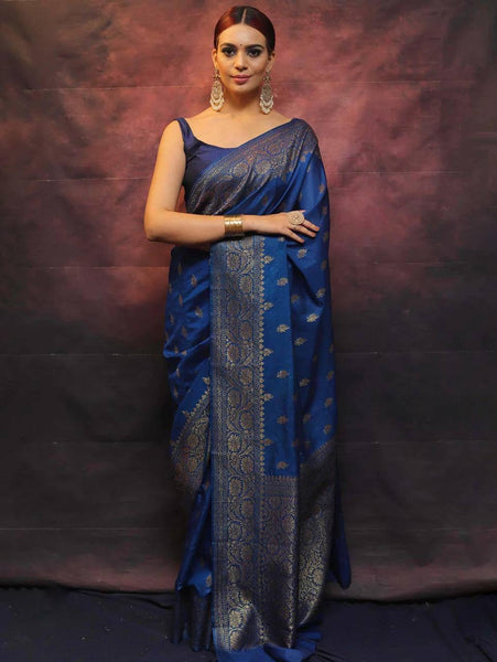 Reach Pallu Jacquard Saree For Women