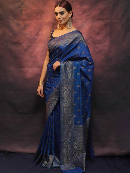 Reach Pallu Jacquard Saree For Women