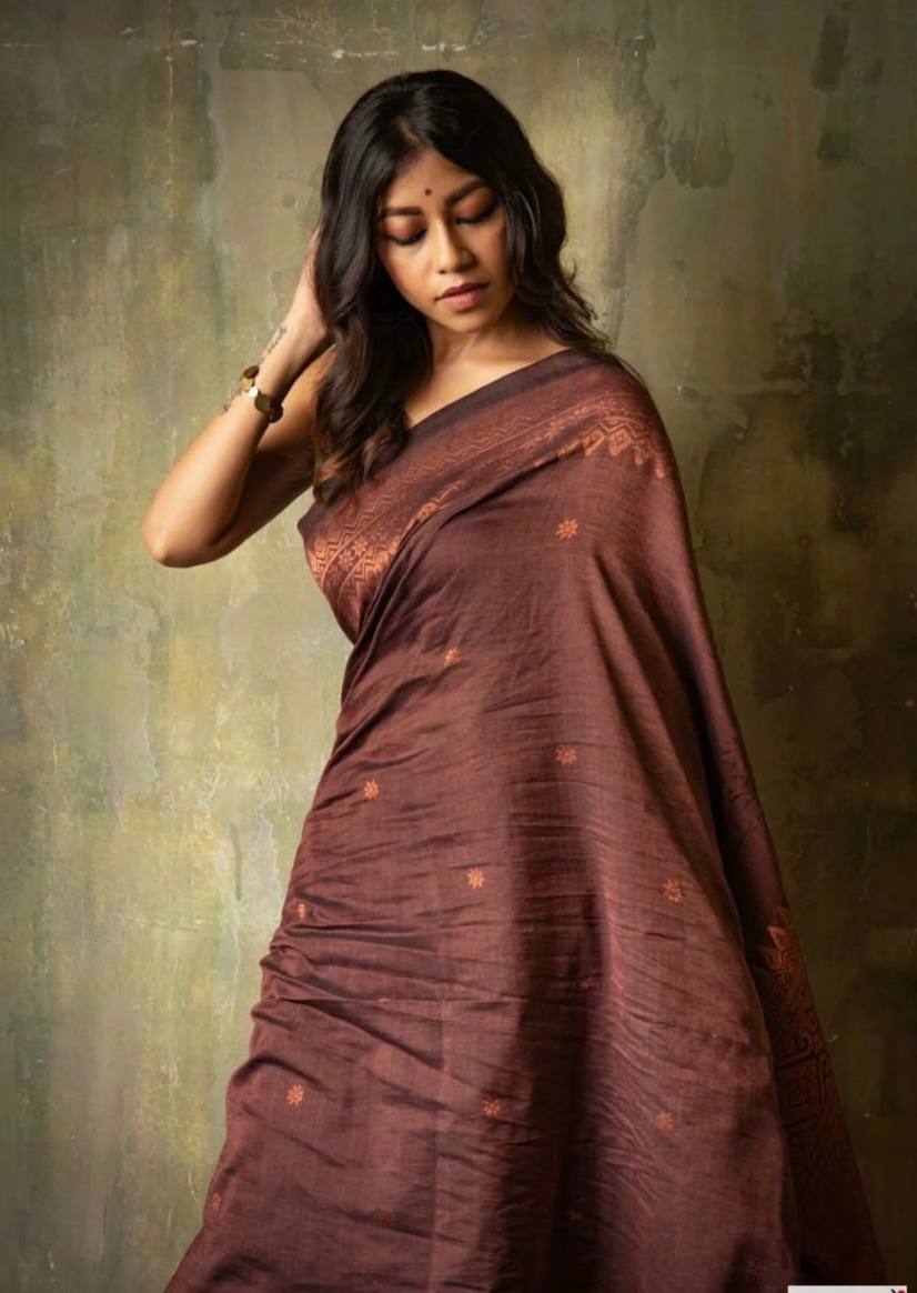Reach Pallu Jacquard Saree For Women