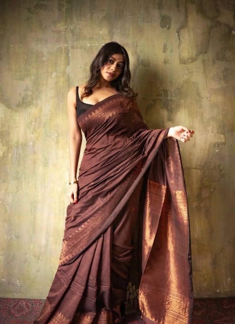 Reach Pallu Jacquard Saree For Women