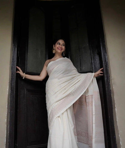 Reach Pallu Jacquard Saree For Women