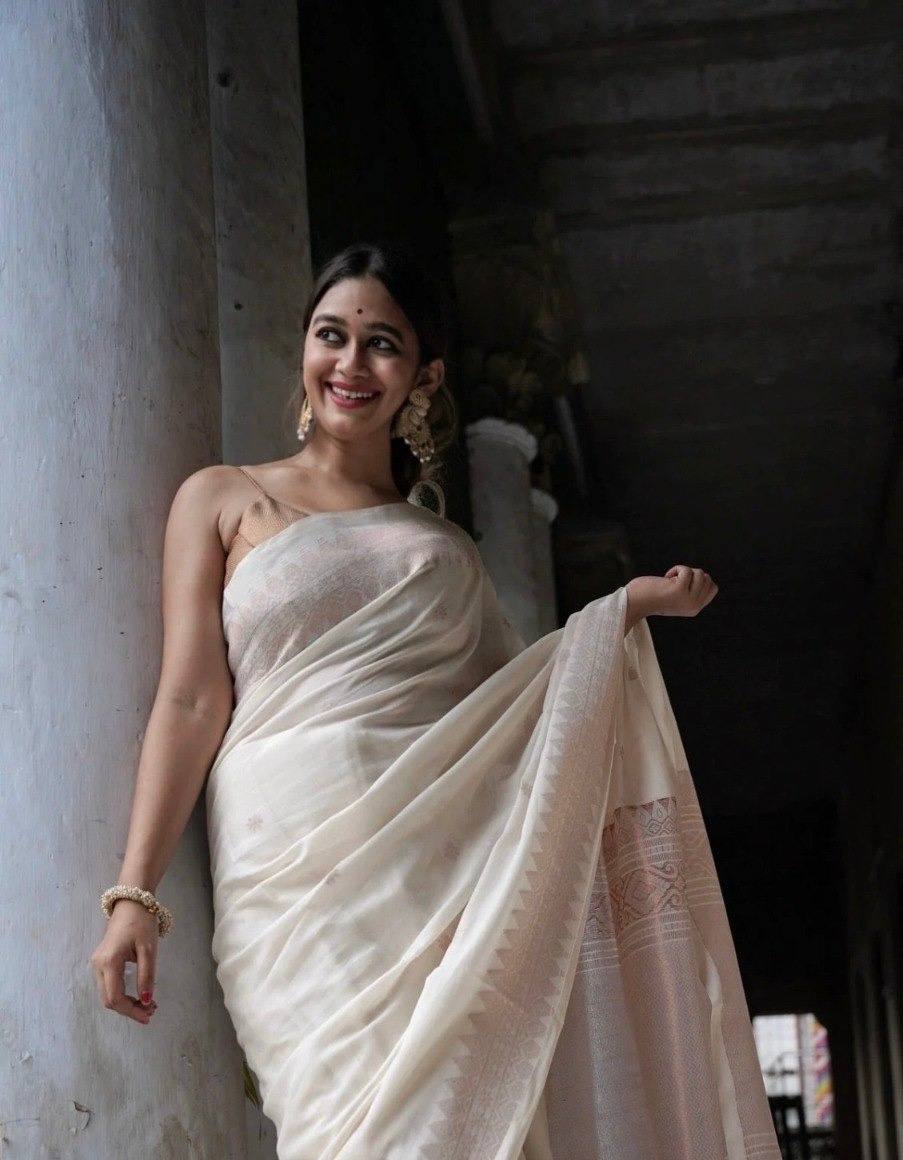 Reach Pallu Jacquard Saree For Women