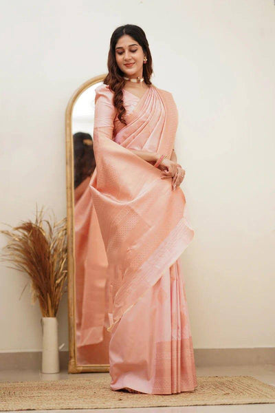 Reach Pallu Jacquard Saree For Women