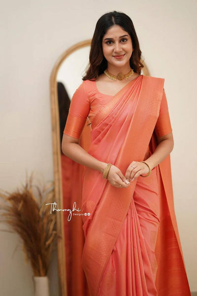 Reach Pallu Jacquard Saree For Women