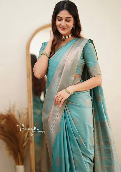 Reach Pallu Jacquard Saree For Women