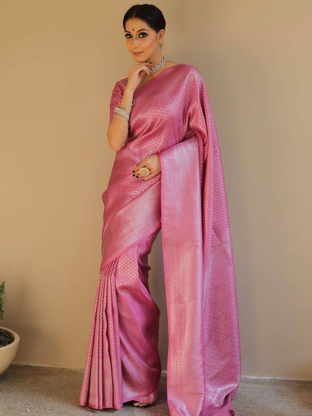 Reach Pallu Jacquard Saree For Women