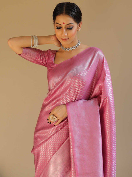 Reach Pallu Jacquard Saree For Women