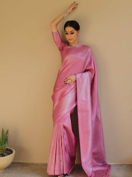 Reach Pallu Jacquard Saree For Women