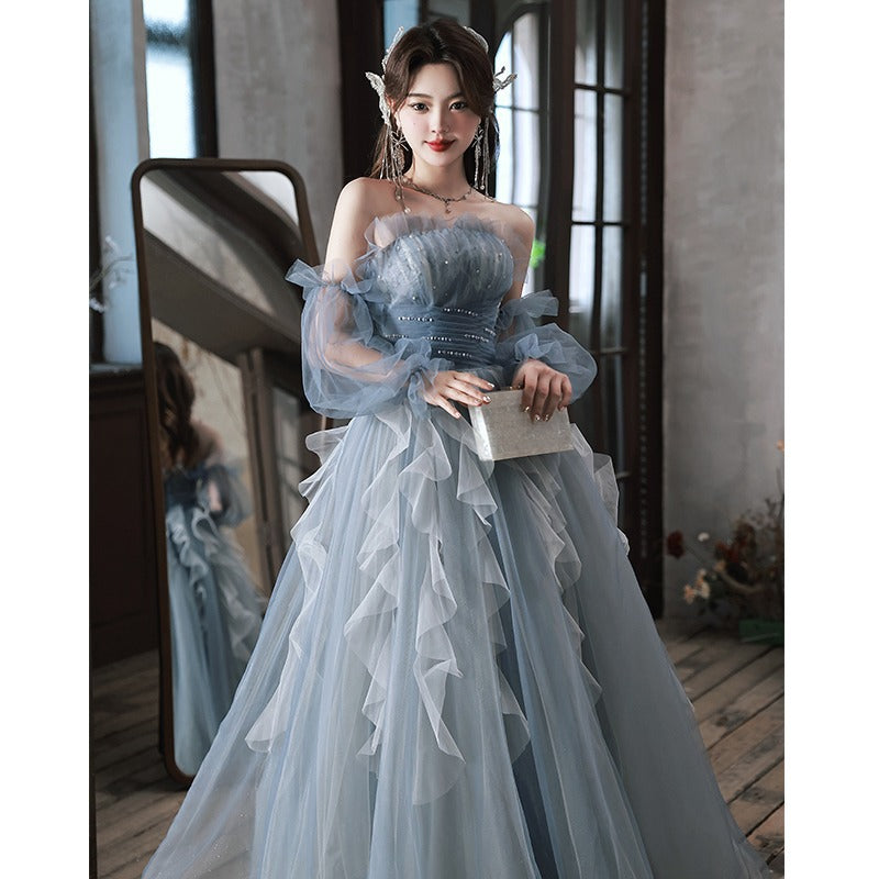 Bel Canto Solo Performance Costume Student Art Exam Dress Mori Style