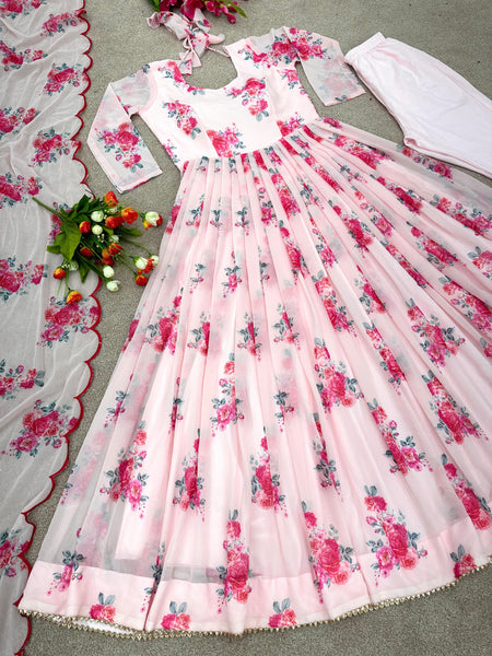 Full Stitched Anarkali dress for women