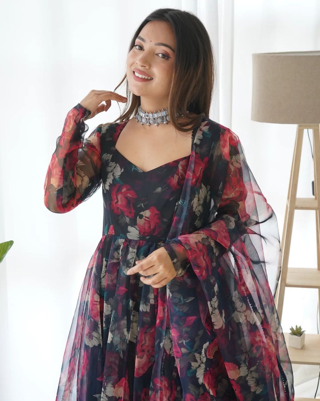 Best Quality Anarkali Gown dupatta Pent Set