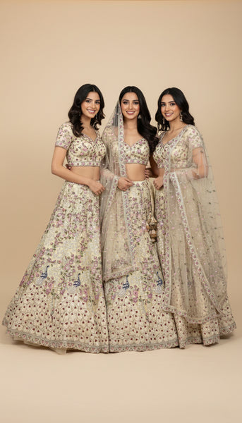 Latest Net Sequence Work Lehenga Choli