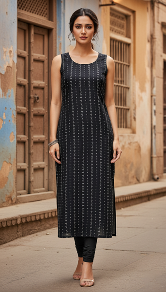 Pure Cotton Geometric Printed Kurti