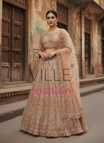 Butterfly Net Sequence Lehenga Choli