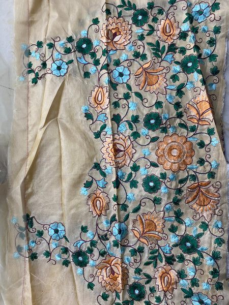 Latest Net Embroidery Saree with blouse