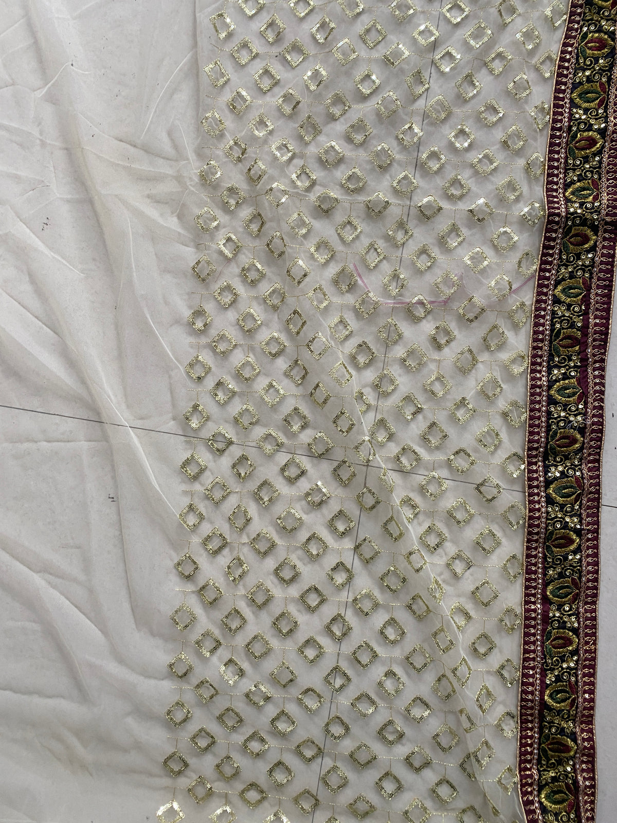 Latest Net Embroidery Saree with blouse