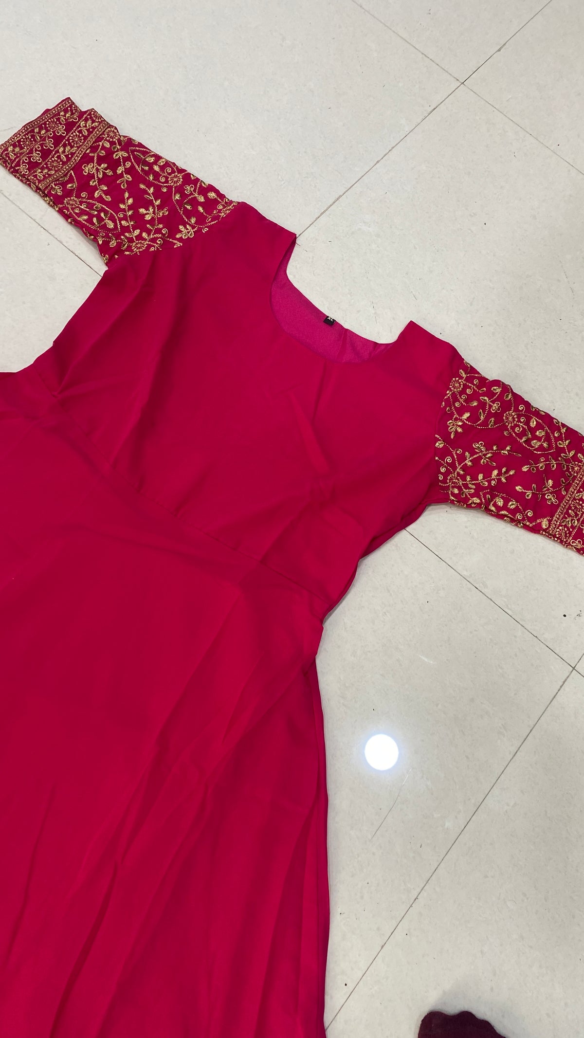 Pink Color Georgette Gown