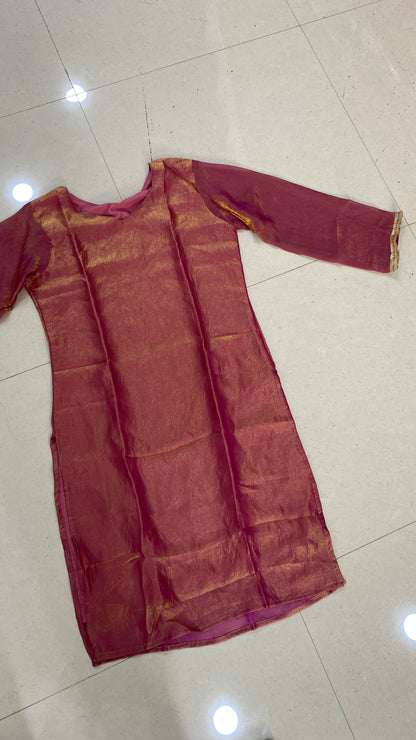 Ready to wear fancy silk kurti