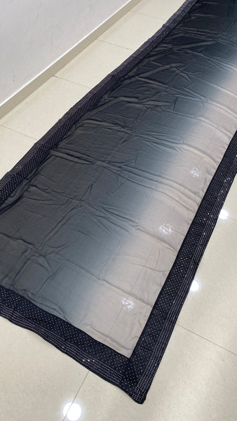 Two Tone Satin Sirosky saree