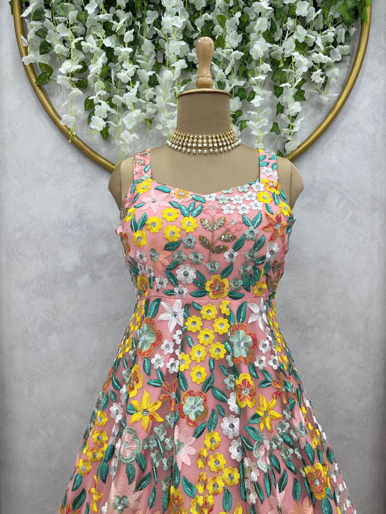 Buy Off Shoulder Designer Gowns Online | Girls Party Wear – www.liandli.in