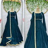 Dashing Velvet Readl Mirror Work Ready Made Anarkali Salwar Suit